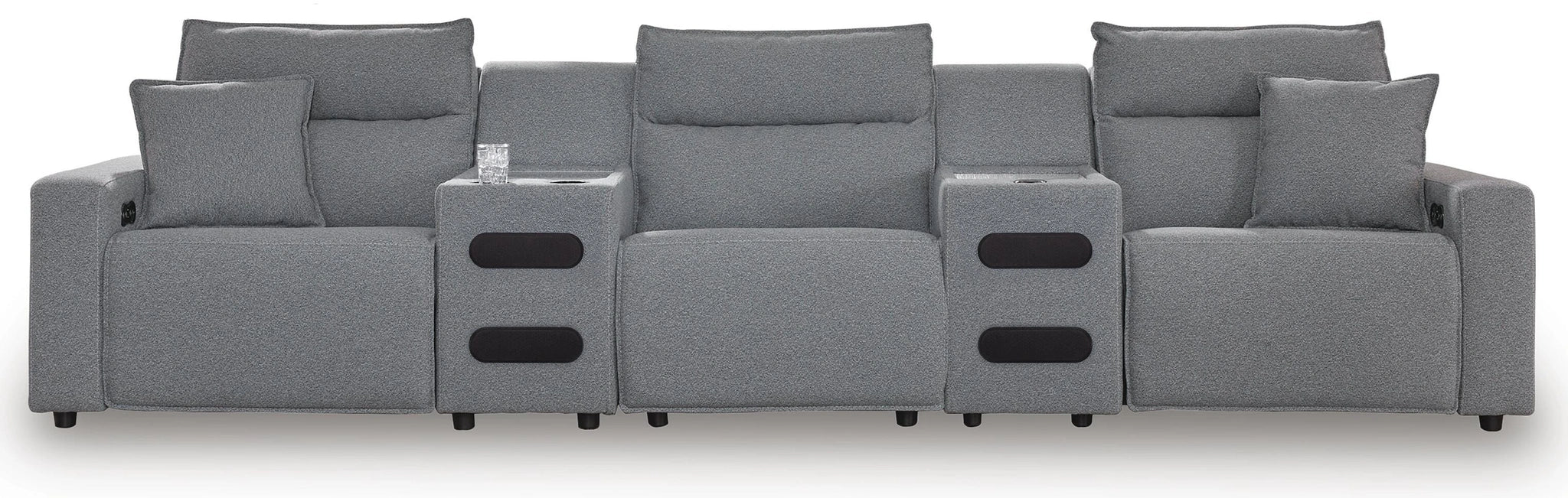 Modmax II Reclining Sectional with Audio Consoles