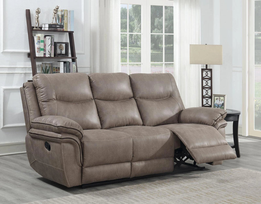 Steve Silver Isabella Manual Reclining Sofa in Sand