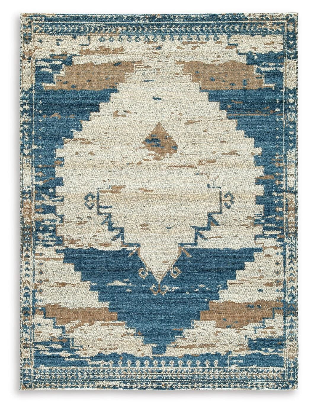 Blue/Brown/Tan
