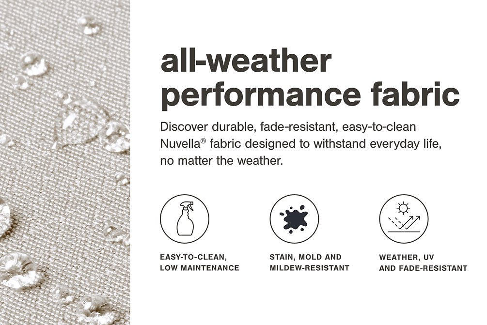 Beachcroft Outdoor Sofa, Lounge Chairs and Fire Pit