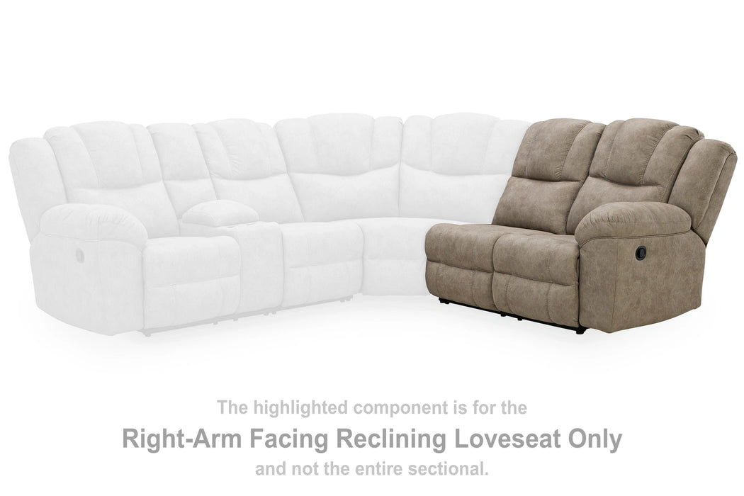 Ravenswaye Reclining Sectional with Console