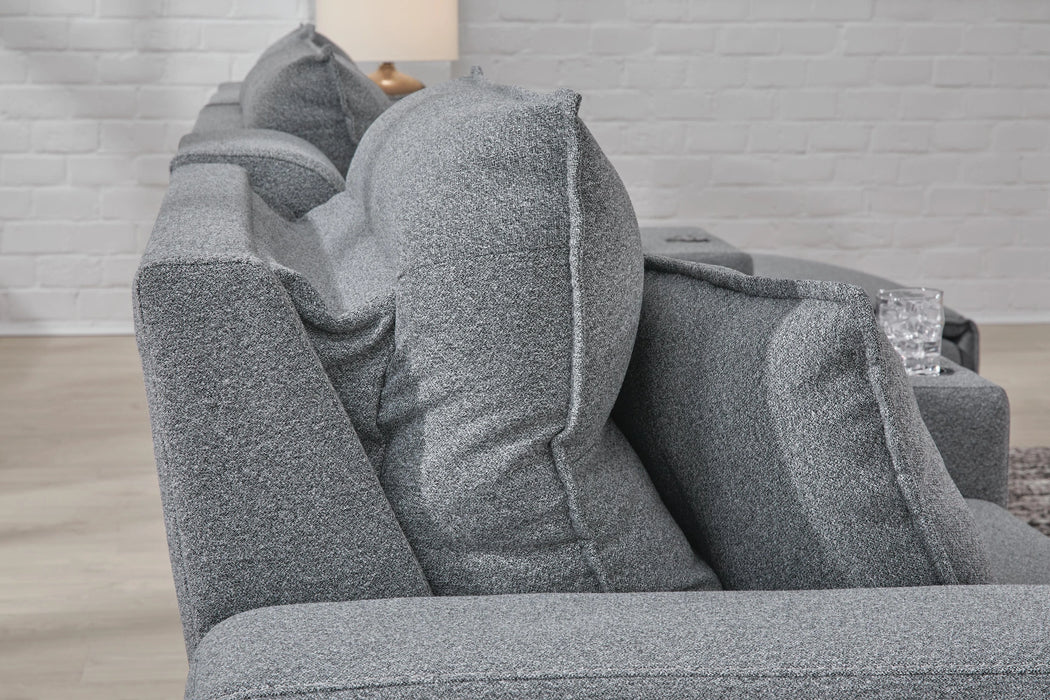 Modmax II Reclining Sectional with Chaise and Audio Console