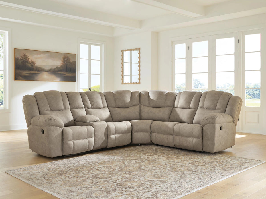 Ravenswaye Reclining Sectional with Console