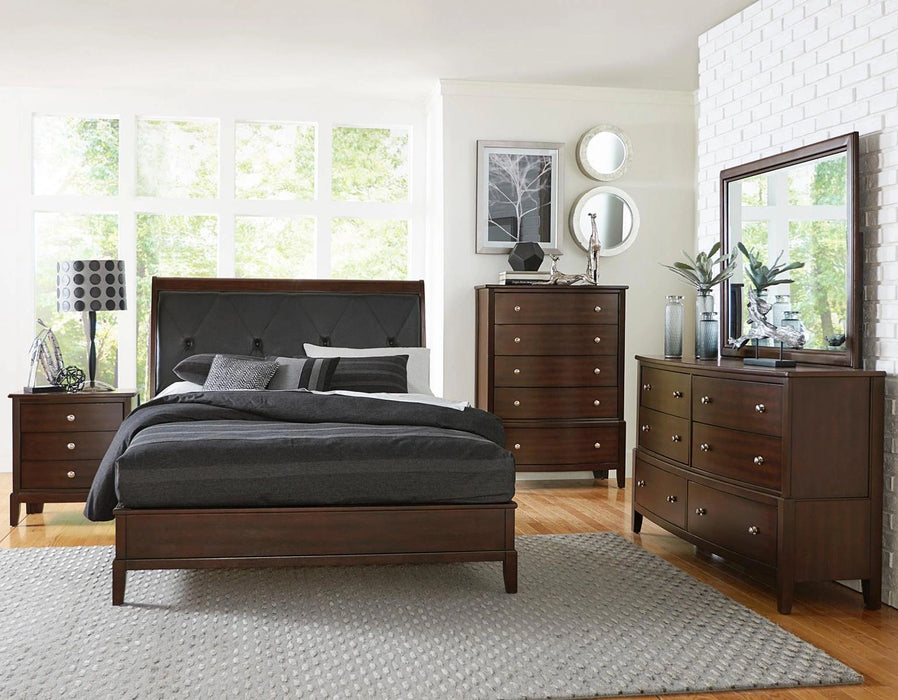 Cotterill 3 Drawer Nightstand in Cherry 1730-4
