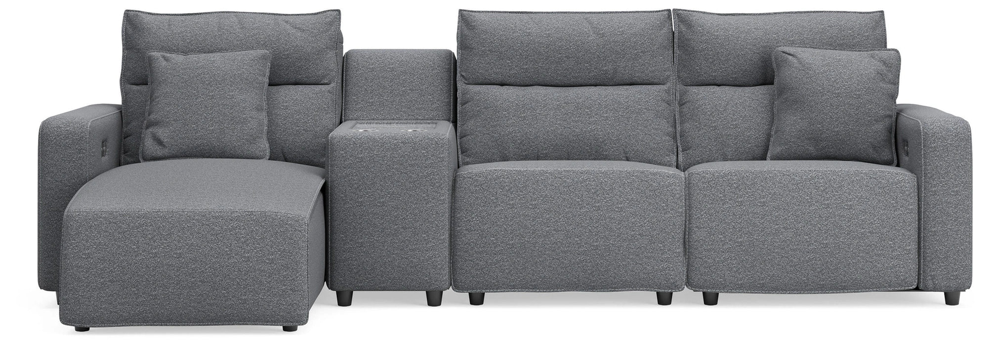 Modmax II Reclining Sectional with Chaise and Console