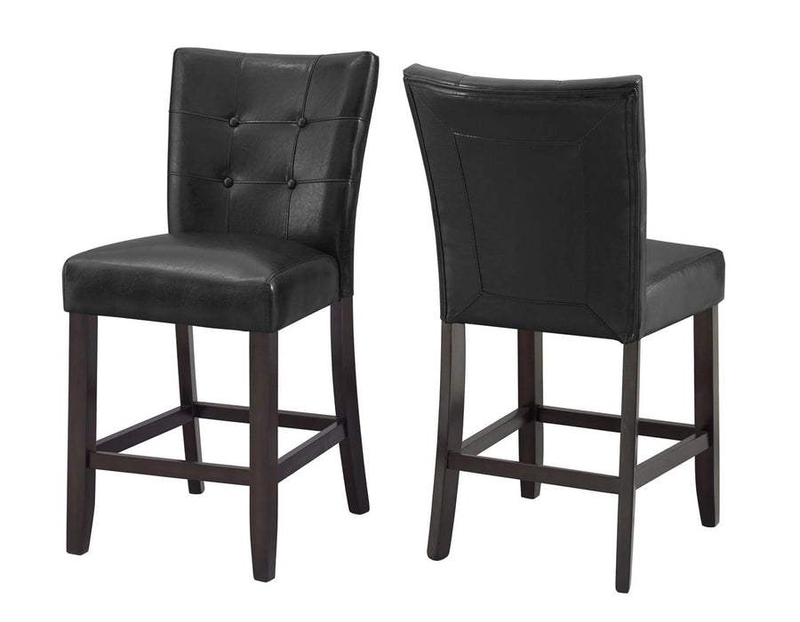 Steve Silver Francis Counter Chair in Cordovan Dark Cherry (Set of 2)