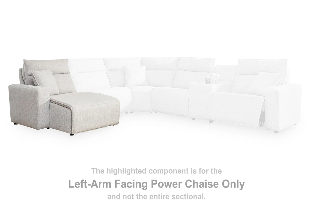 Modmax II Reclining Sectional with Chaise and Audio Console