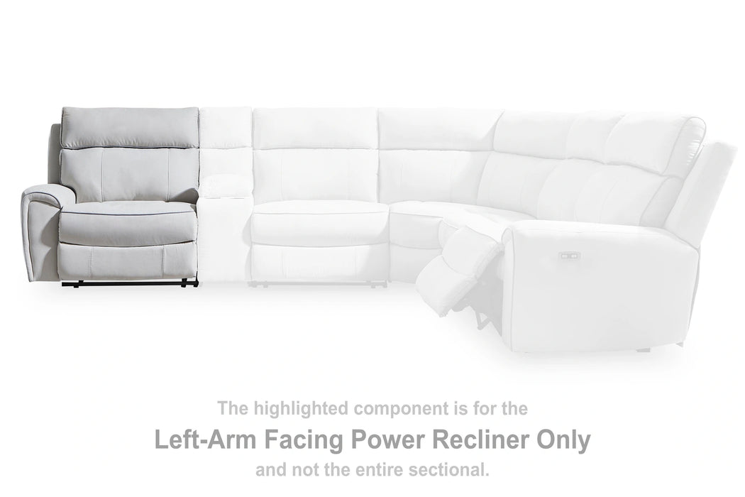 Grafton Pike Reclining Sectional with Storage Consoles