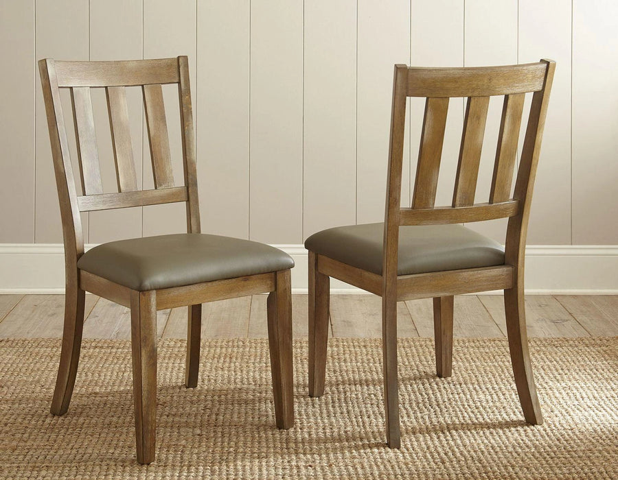 Steve Silver Ander Side Chair in Natural Honey (Set of 2)