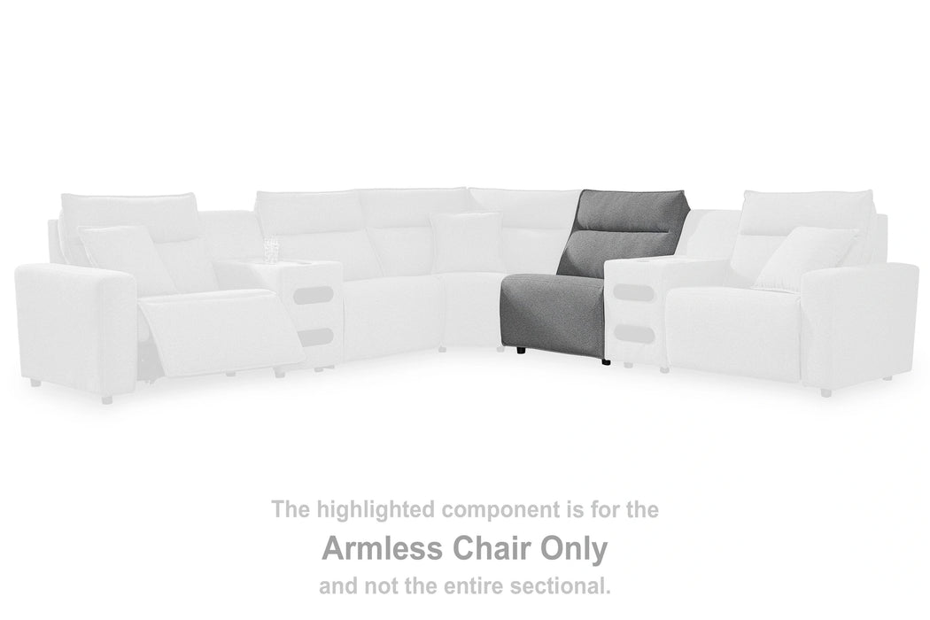 Modmax II Reclining Sectional with Chaise and Audio Console