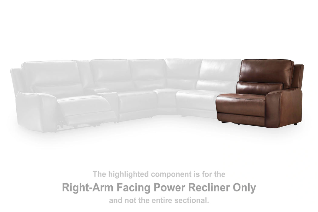 Silverbrooke Reclining Sectional with Chaise and Storage Console