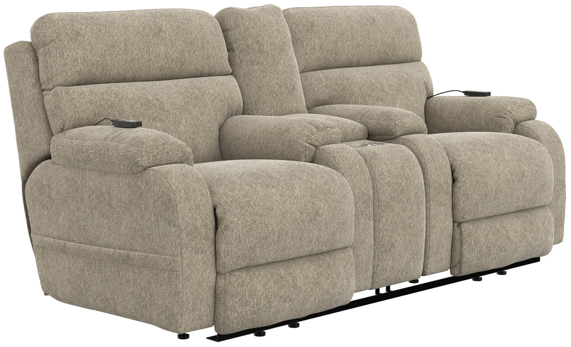 Regenerator Dual Lift Power Headrest Console Loveseat w/CR3 Heat/Massage/Lumbar/Zero Gravity