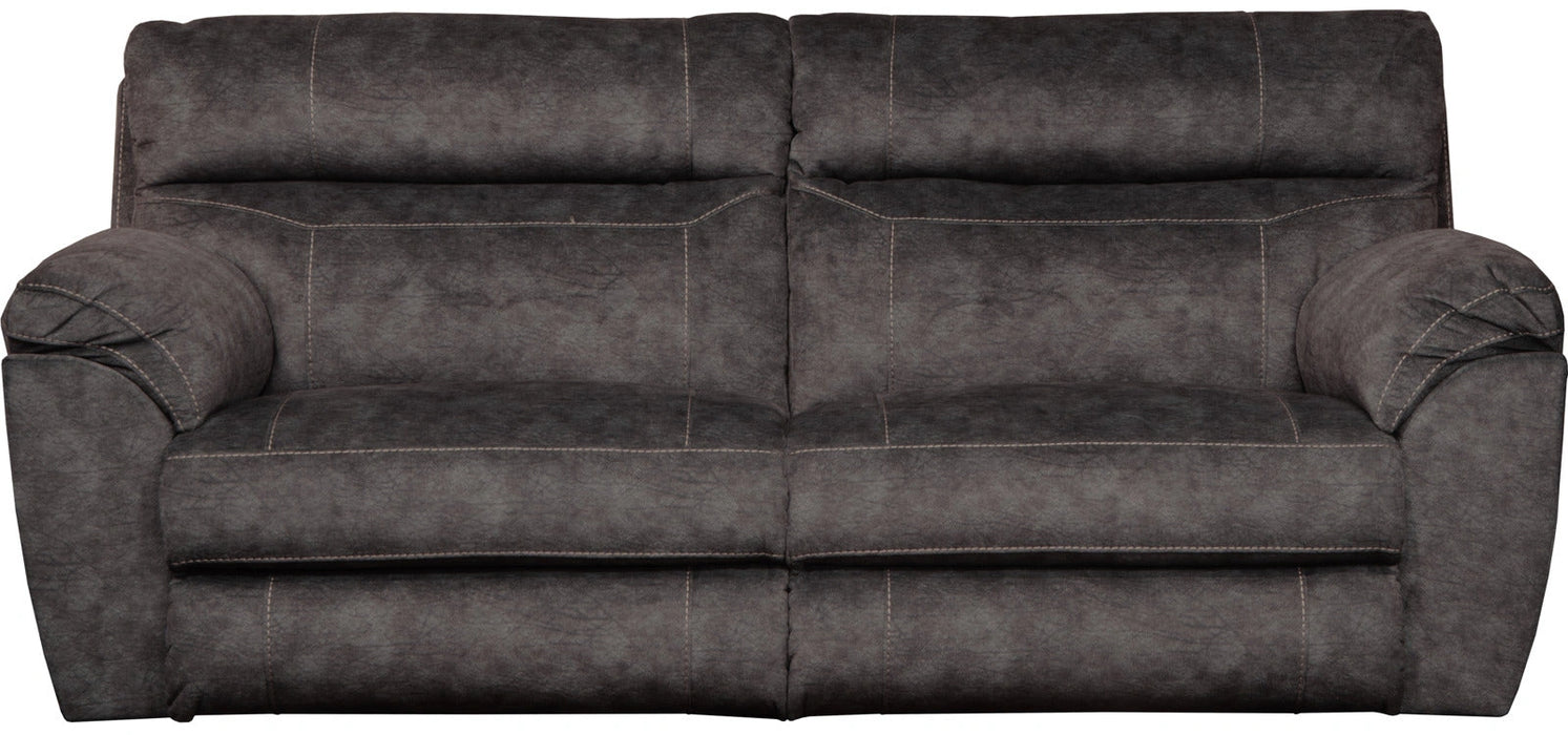 Catnapper Sedona Power Headrest Lay Flat Reclining Sofa in Smoke 62221