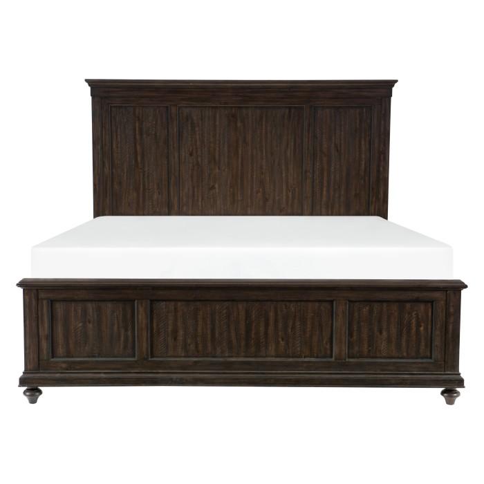 Cardona Queen Panel Bed in Driftwood Charcoal 1689-1*