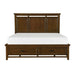 Frazier Queen Upholstered Storage Platform Bed in Dark Cherry 1649-1* image
