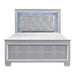 Allura Queen Panel Bed in Silver 1916-1* image
