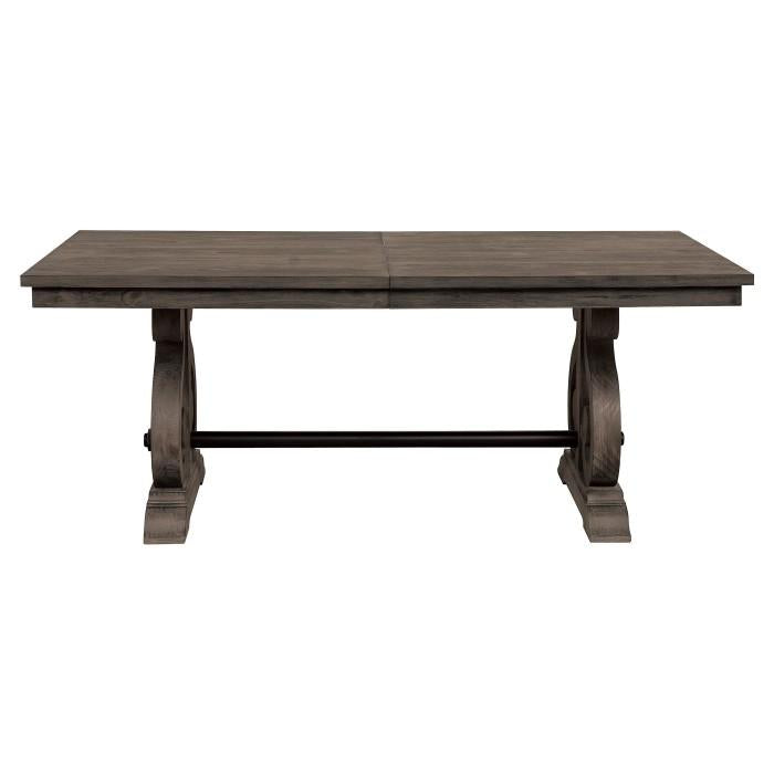 Toulon Dining Table in Dark Pewter 5438-96*