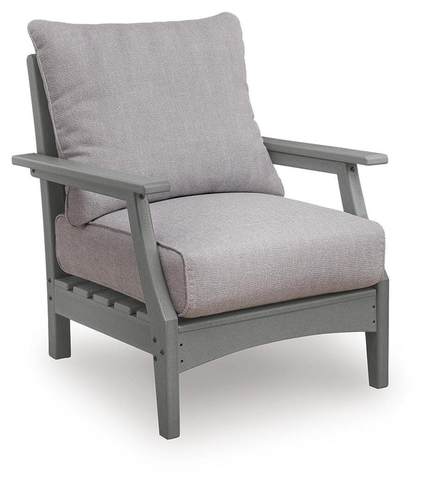 Lone View Bay Outdoor Lounge Chair with Cushion