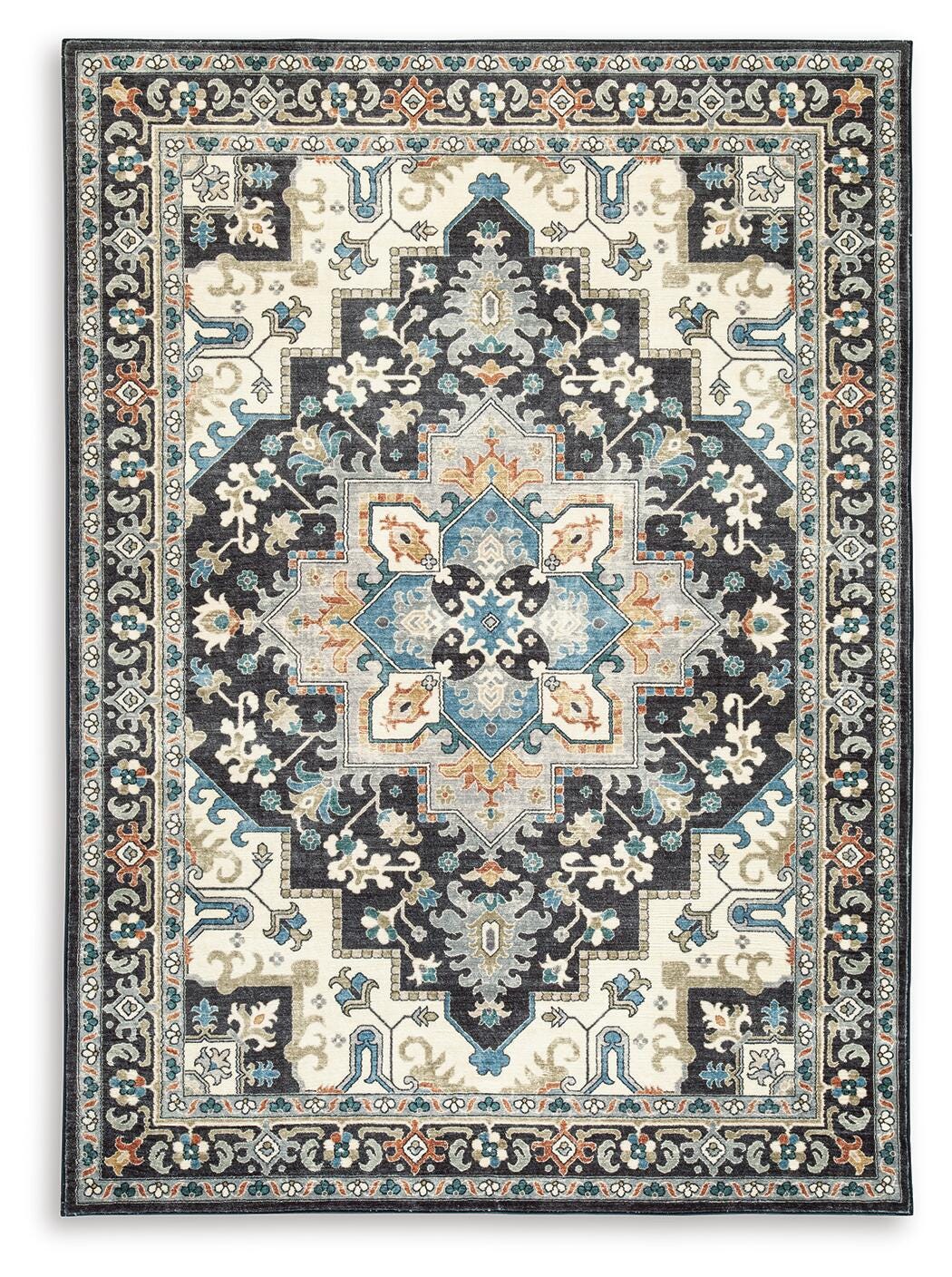 Black/Cream/Blue