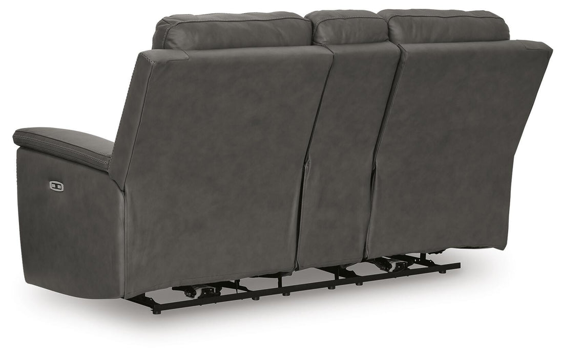 Beryton Power Reclining Loveseat with Console