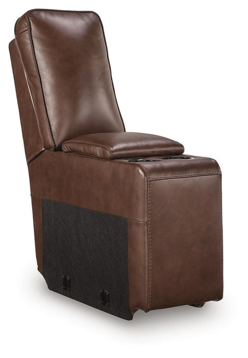 Silverbrooke Reclining Sectional with Chaise and Storage Console