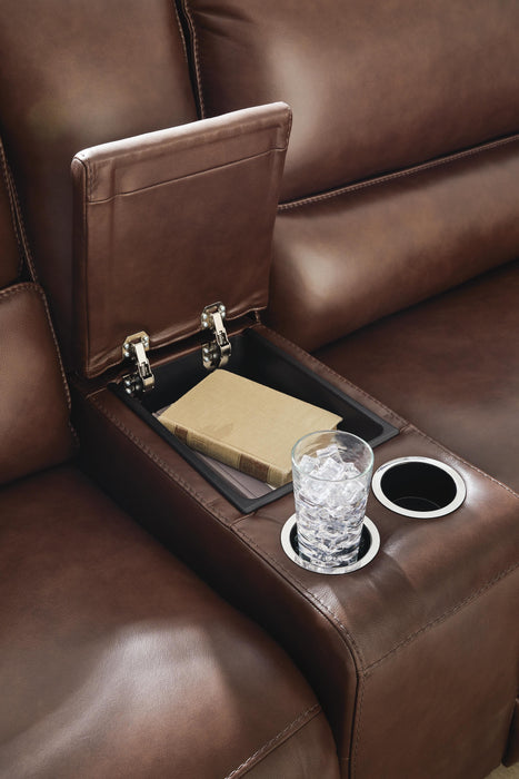 Silverbrooke Reclining Sectional with Chaise and Storage Consoles
