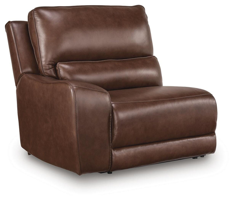 Silverbrooke Reclining Sectional with Chaise and Storage Consoles