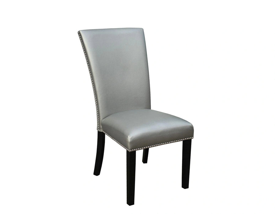 Steve Silver Camila Silver Side Chair in Silver (Set of 2)