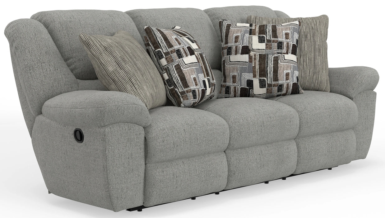 Trifecta Sofa w/3 Recliners and Drop Down Table