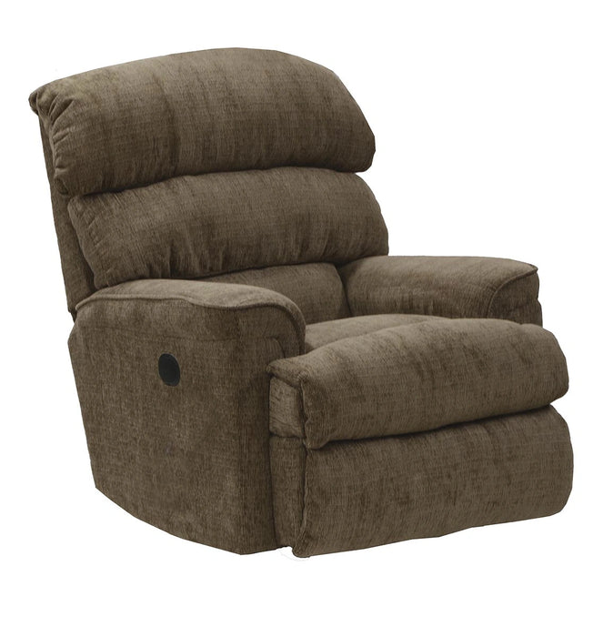 Catnapper Pearson Rocker Recliner in Coffee