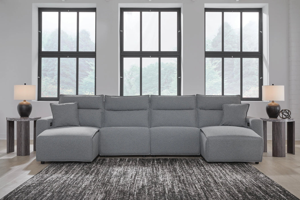 Modmax II Reclining Sectional with Double Chaise