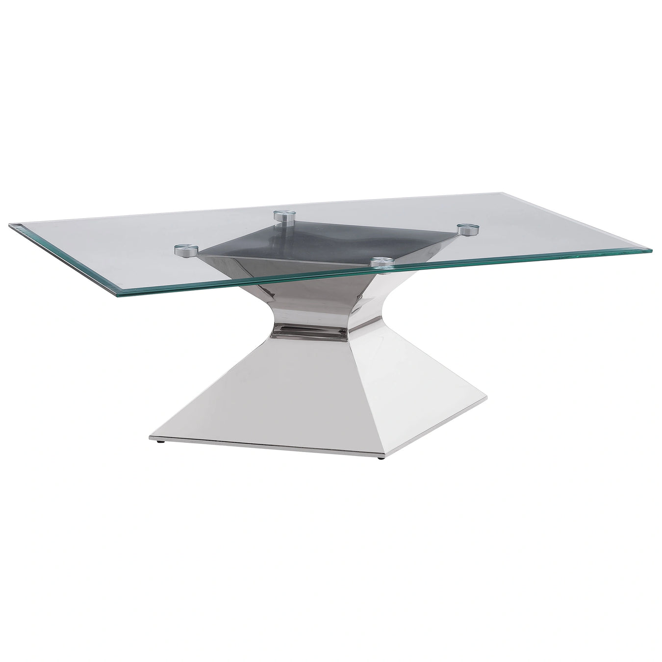 Polished stainless steel