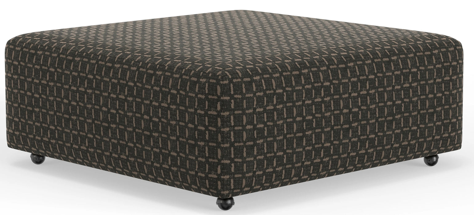 Royster Castered Cocktail Ottoman